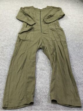 Apiece apart green utility Jumpsuit size 12